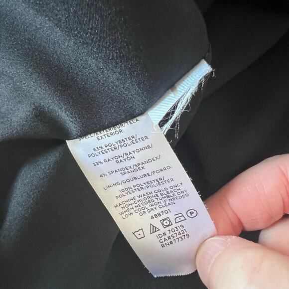 Ann Taylor Black Dress Size 10 - Picture 4 of 15